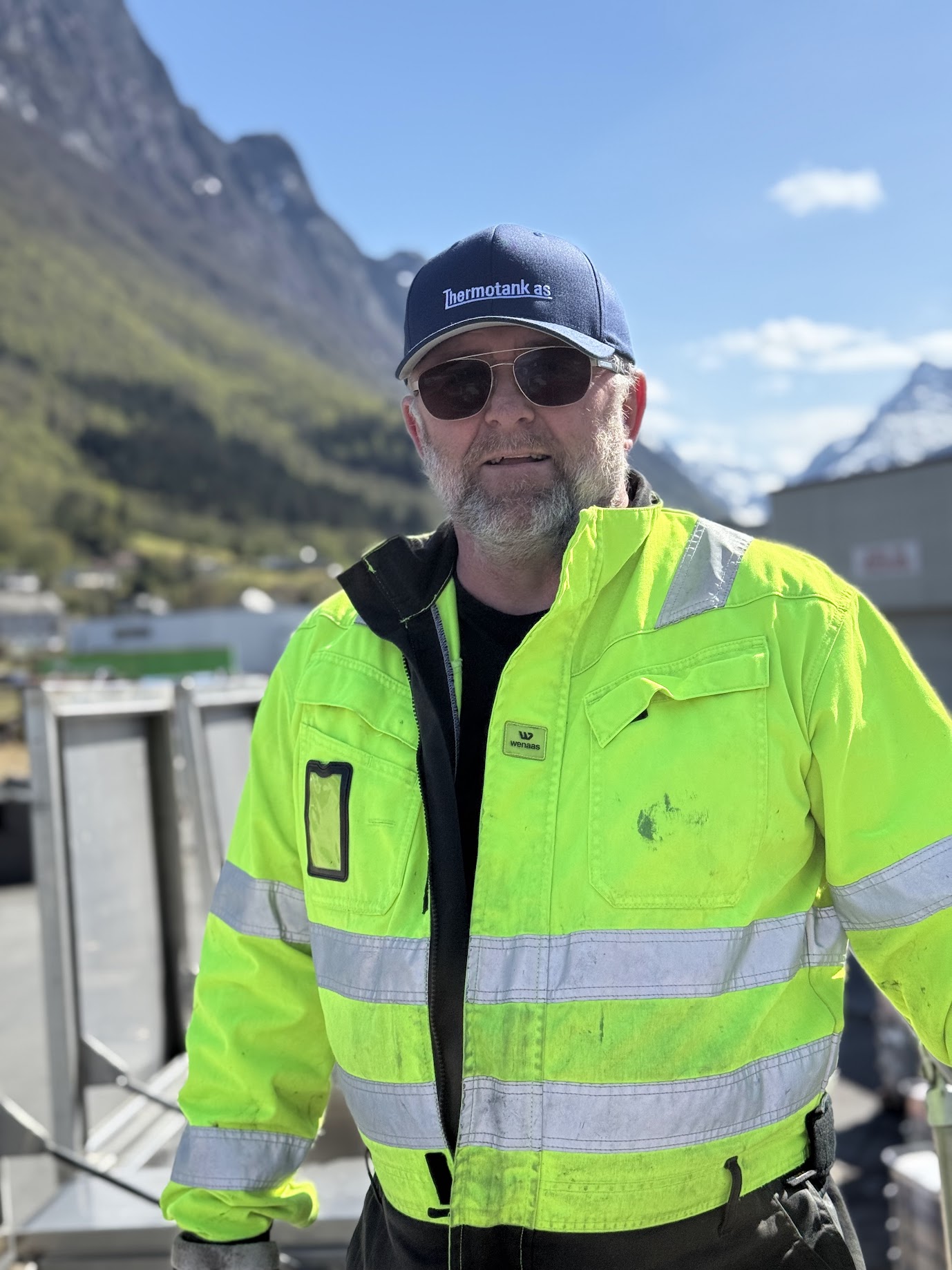 Portrett av en ansatt i Thermotank AS